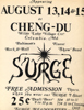1981 Surge flyer 