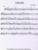 Lead sheet for "Gabriella" 