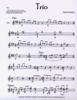 Music for classical guitar piece "Trio"